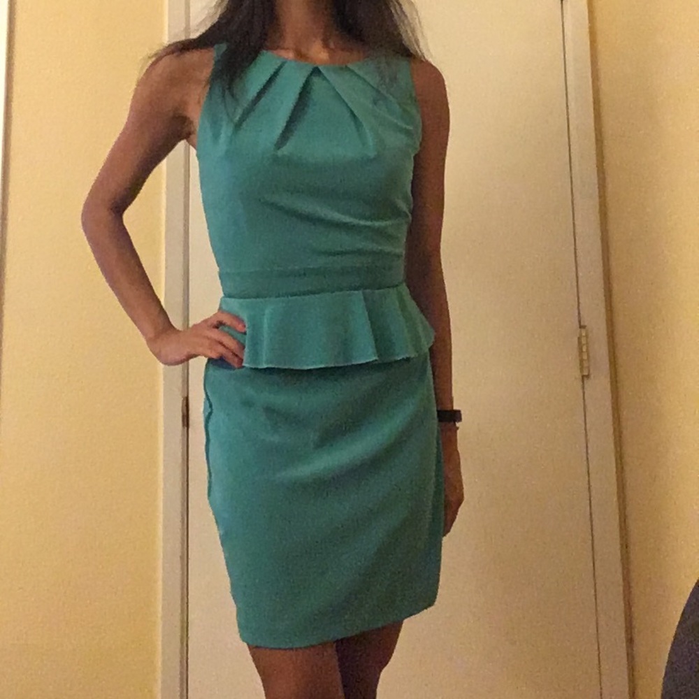 Teal dress